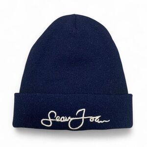 Y2K‎ Sean John p diddy navy beanie
